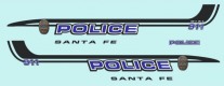 Chevrolet Corvette Police Santa Fe 1:18